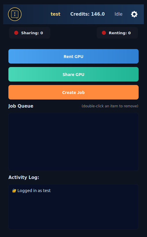 GPULend Screenshot 1